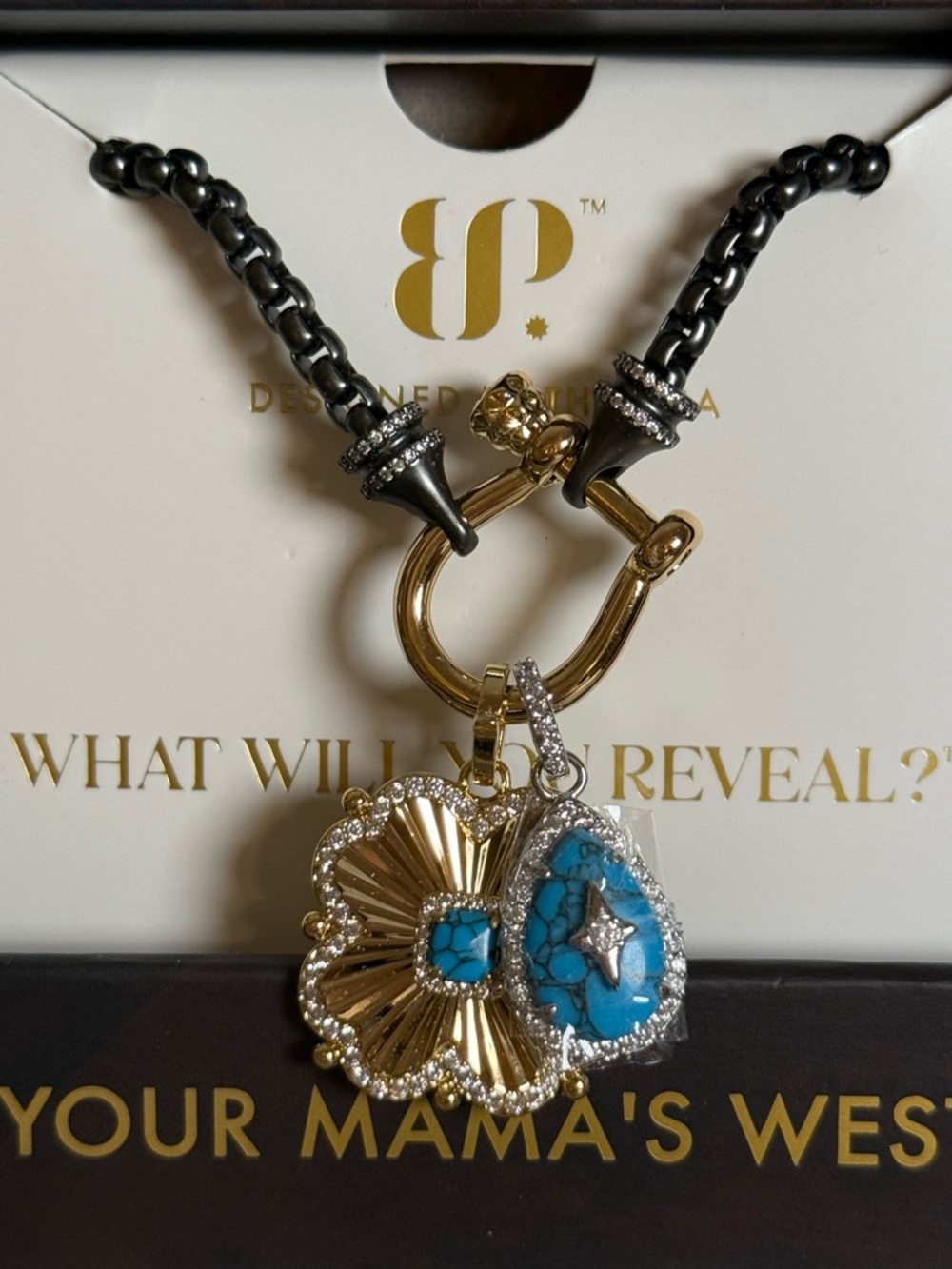 Bomb Party Outlaw Necklace “Don’t Chase Me” Brand New!